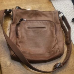 Fossil leather purse